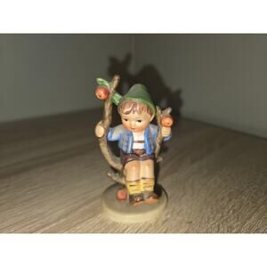Vintage Hummel Figurine "Apple Tree Boy" TMK 3 #142 3/0 4" Goebel Figure Germany